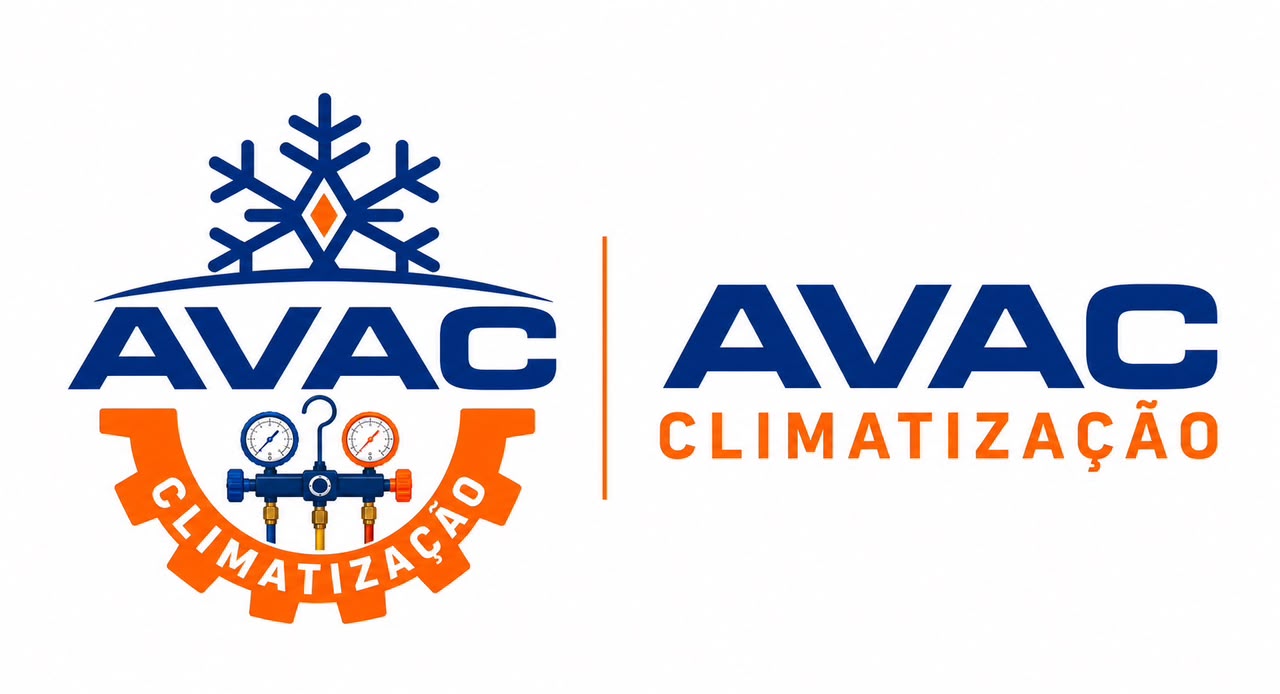Logo Azul Laranja Letreiro